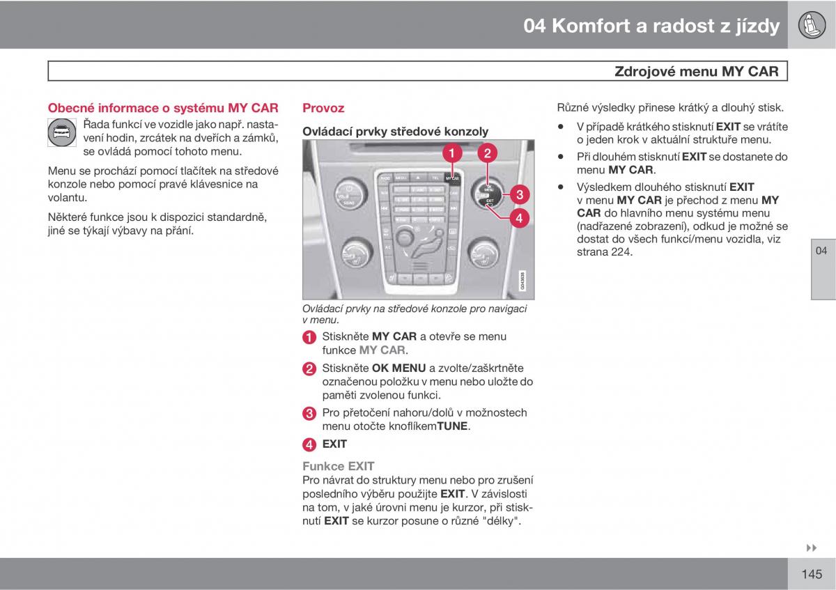 Volvo XC60 I 1 navod k obsludze / page 147