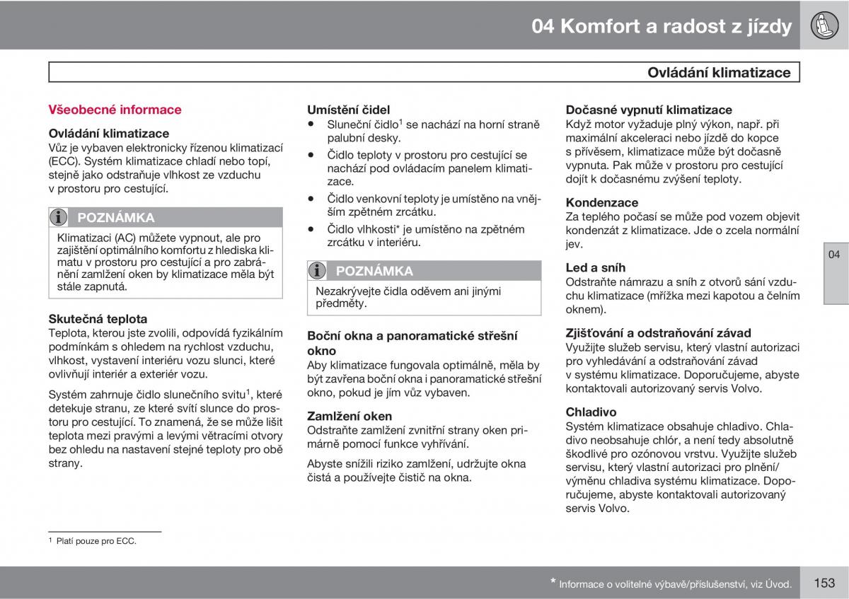 Volvo XC60 I 1 navod k obsludze / page 155