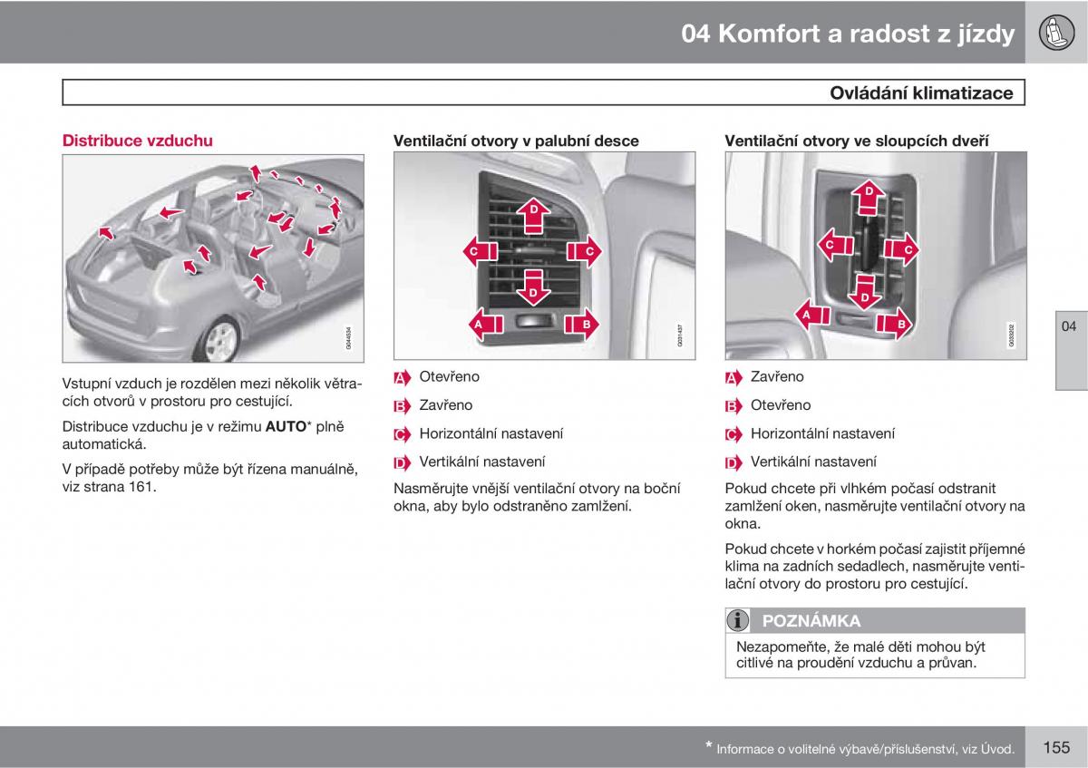 Volvo XC60 I 1 navod k obsludze / page 157