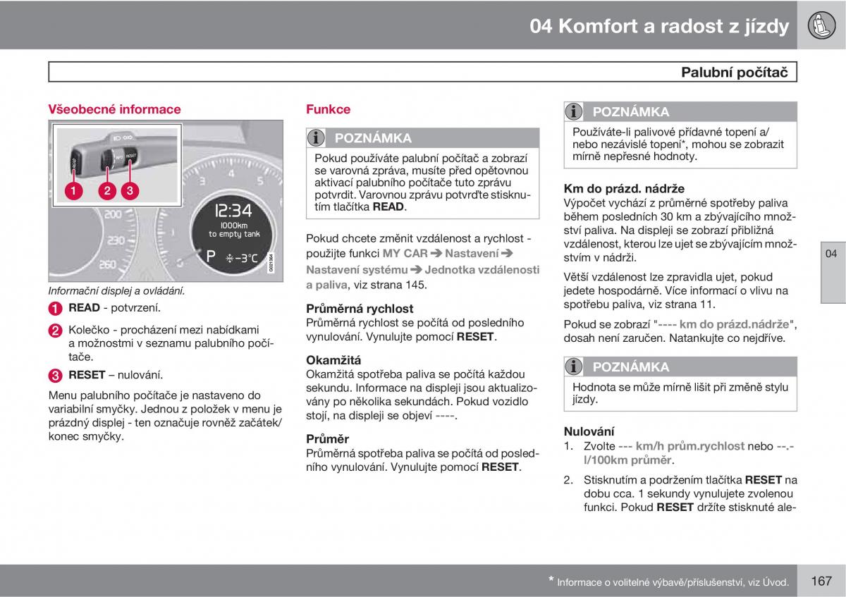 Volvo XC60 I 1 navod k obsludze / page 169