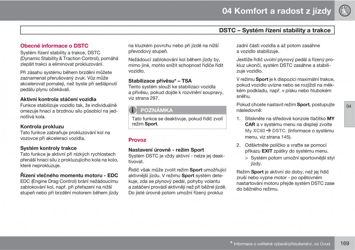 Volvo XC60 I 1 navod k obsludze / page 171