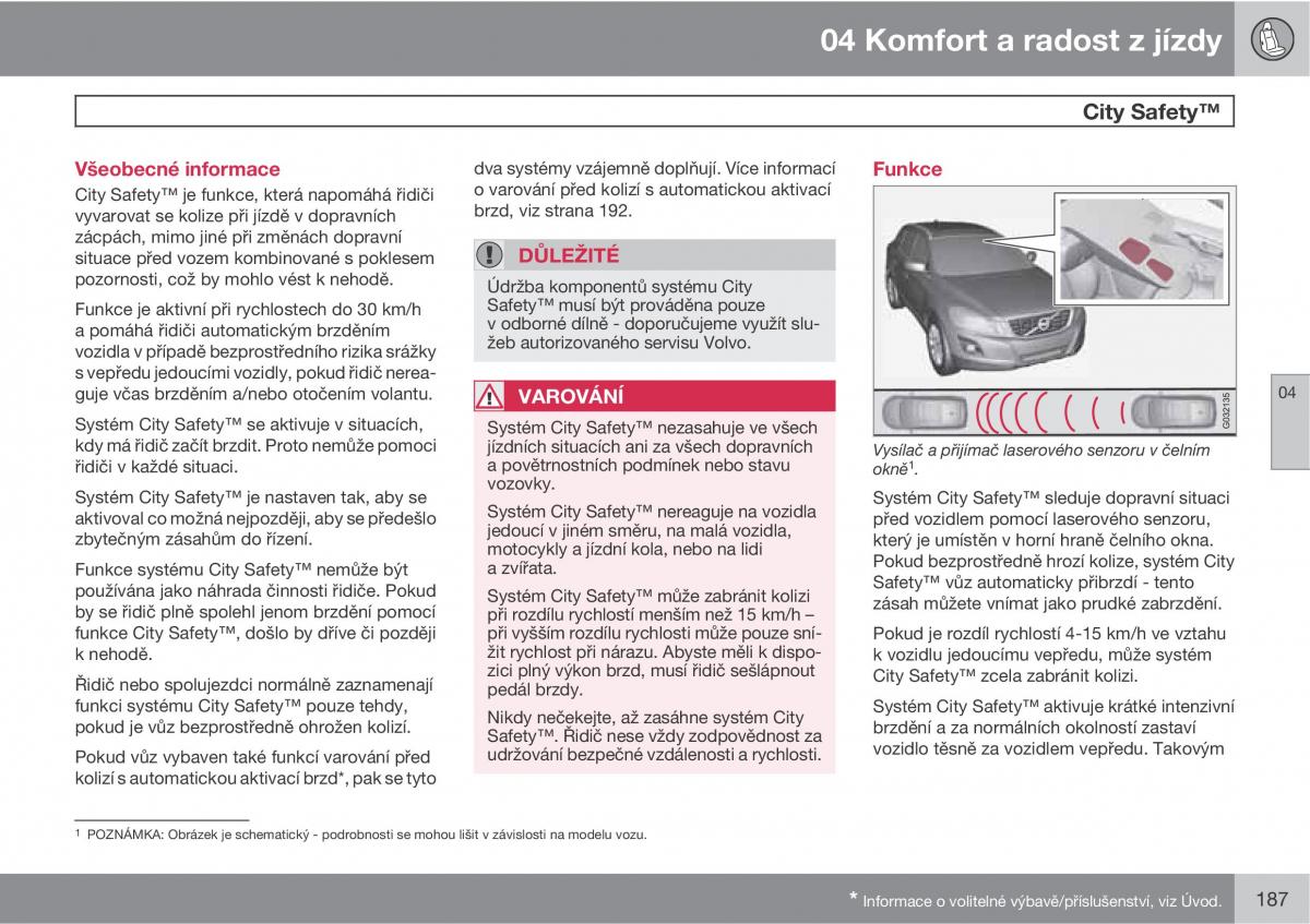 Volvo XC60 I 1 navod k obsludze / page 189