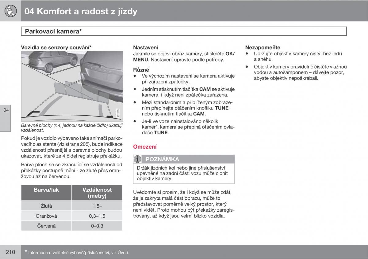 Volvo XC60 I 1 navod k obsludze / page 212