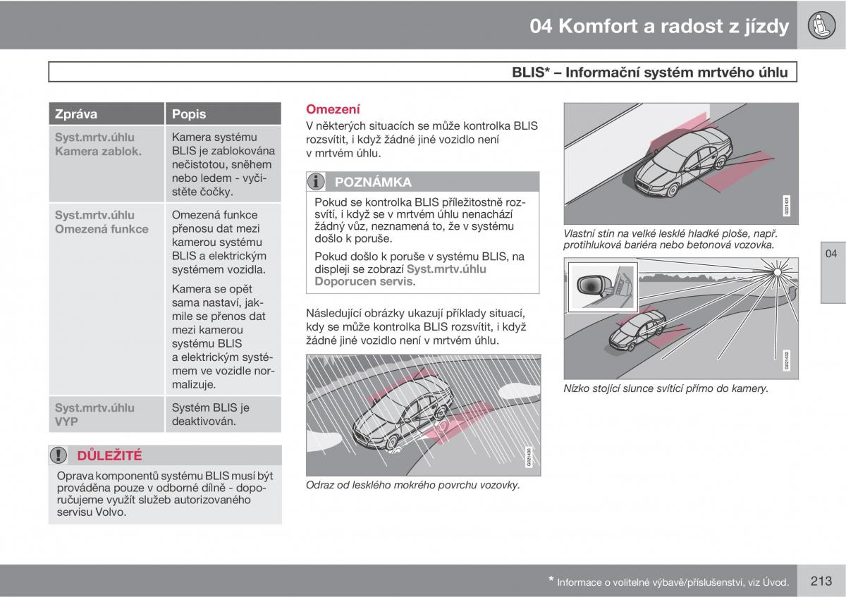 Volvo XC60 I 1 navod k obsludze / page 215