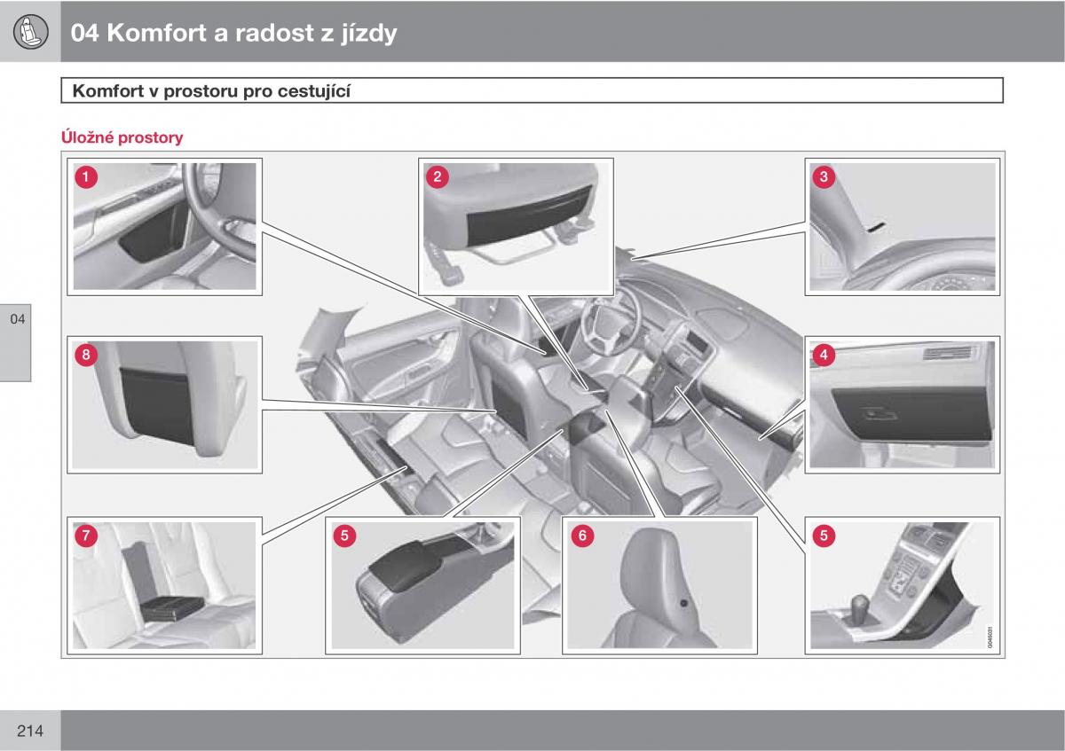 Volvo XC60 I 1 navod k obsludze / page 216