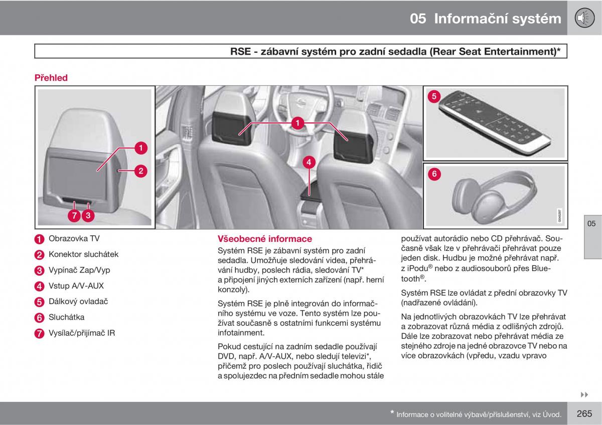 Volvo XC60 I 1 navod k obsludze / page 267