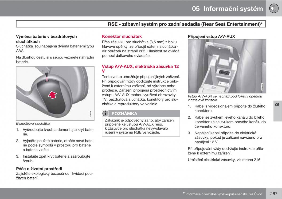 Volvo XC60 I 1 navod k obsludze / page 269