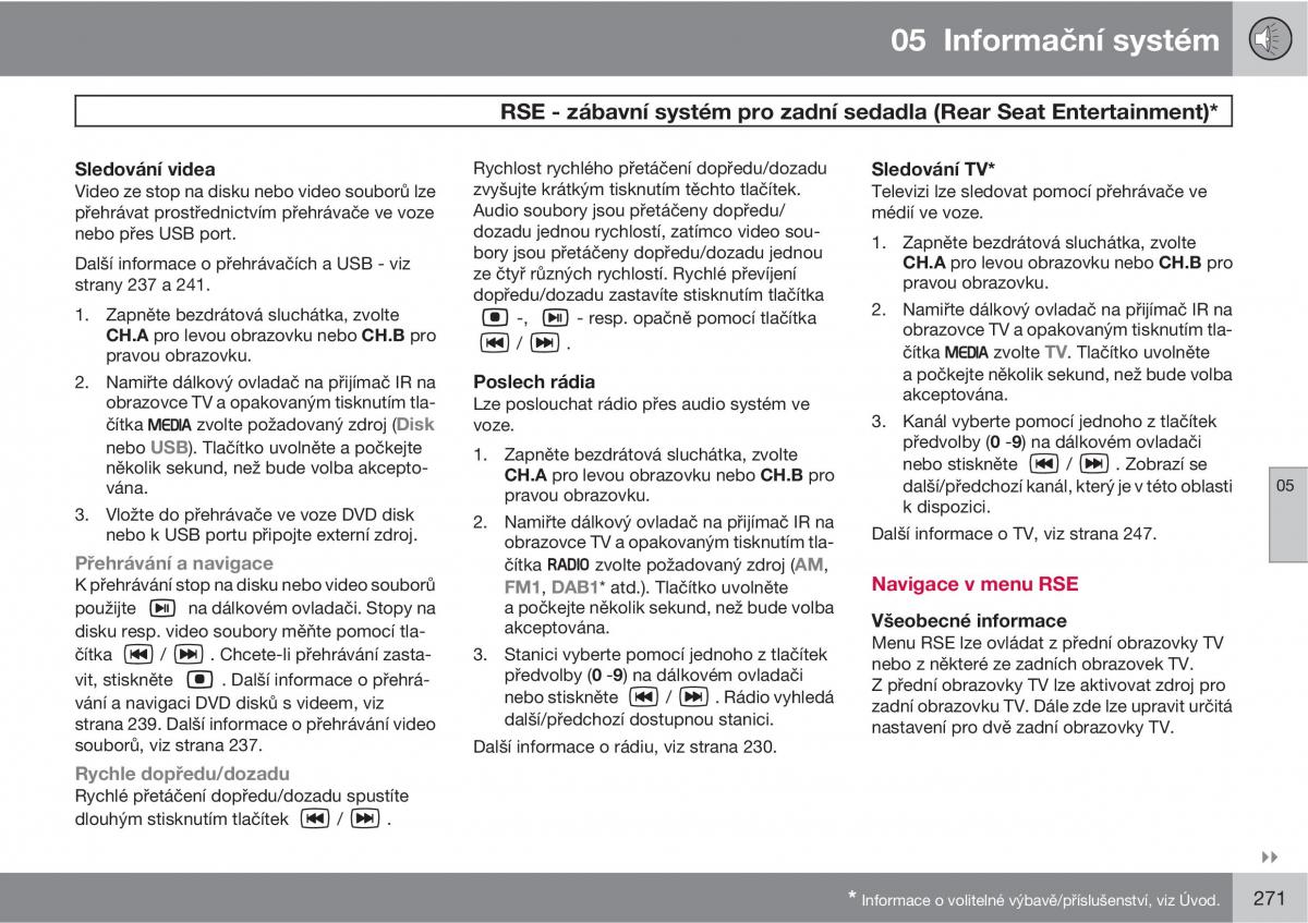 Volvo XC60 I 1 navod k obsludze / page 273