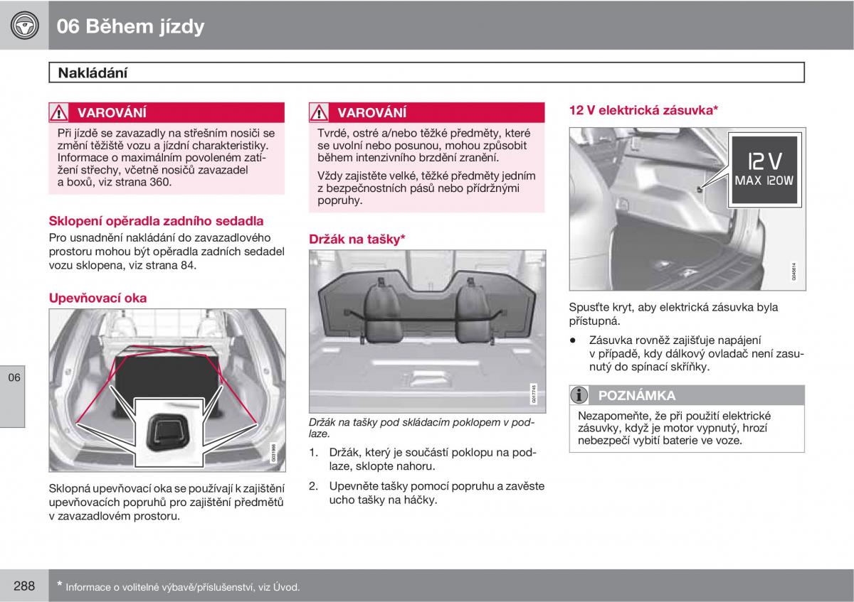 Volvo XC60 I 1 navod k obsludze / page 290