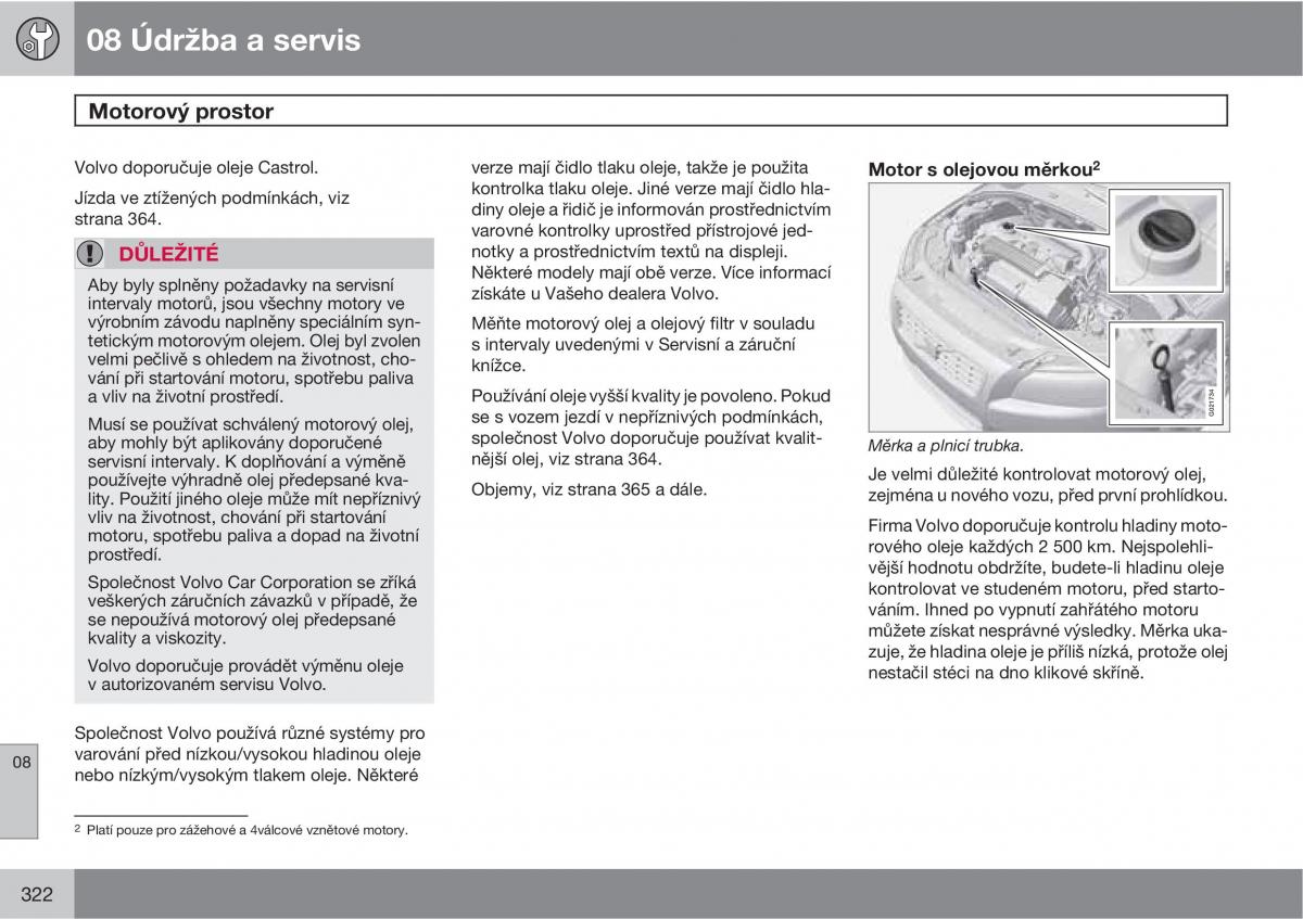 Volvo XC60 I 1 navod k obsludze / page 324