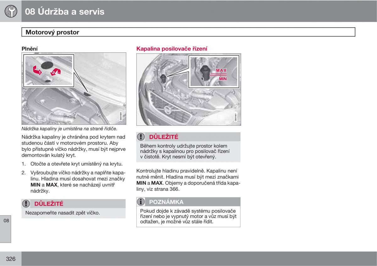 Volvo XC60 I 1 navod k obsludze / page 328