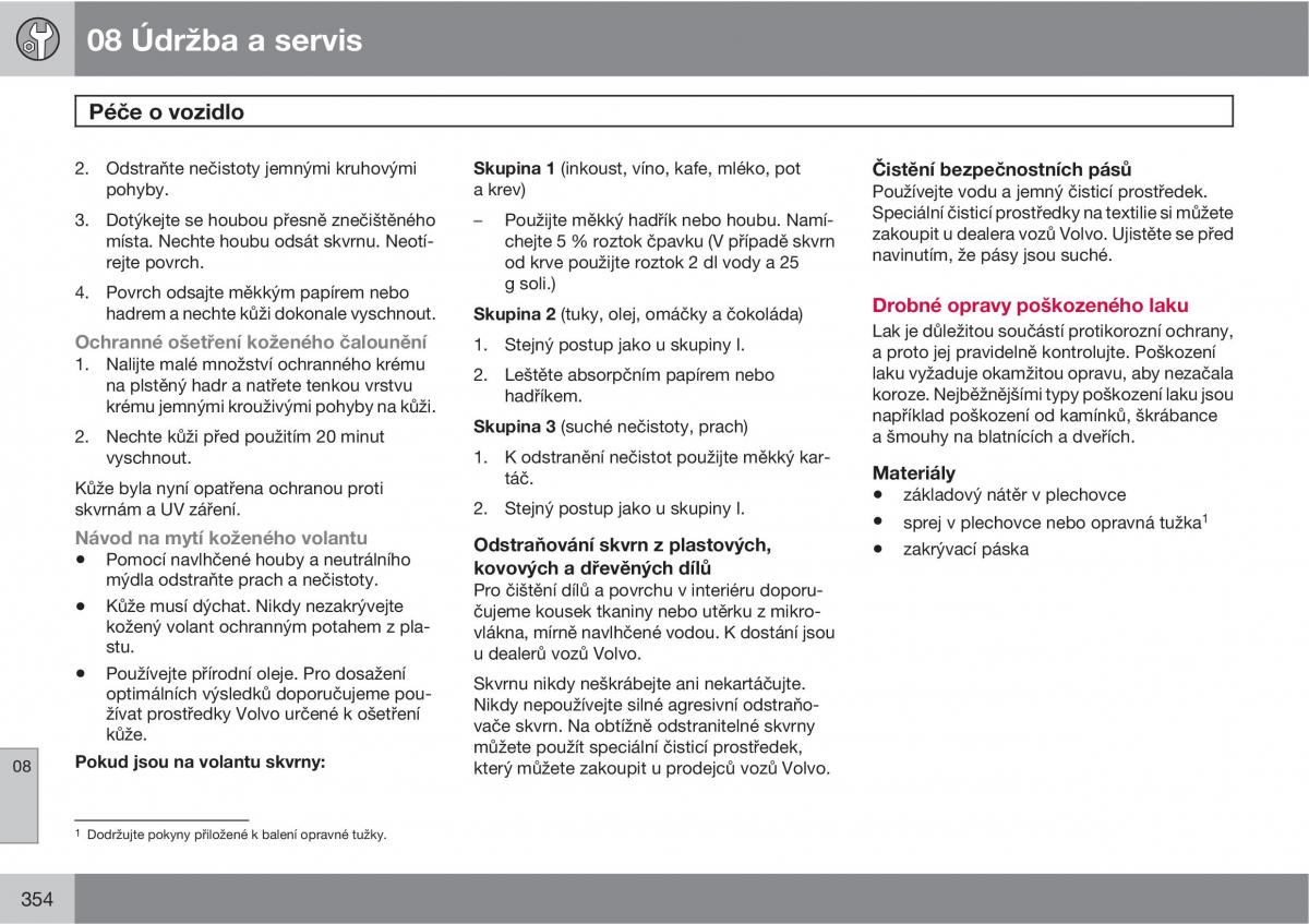 Volvo XC60 I 1 navod k obsludze / page 356