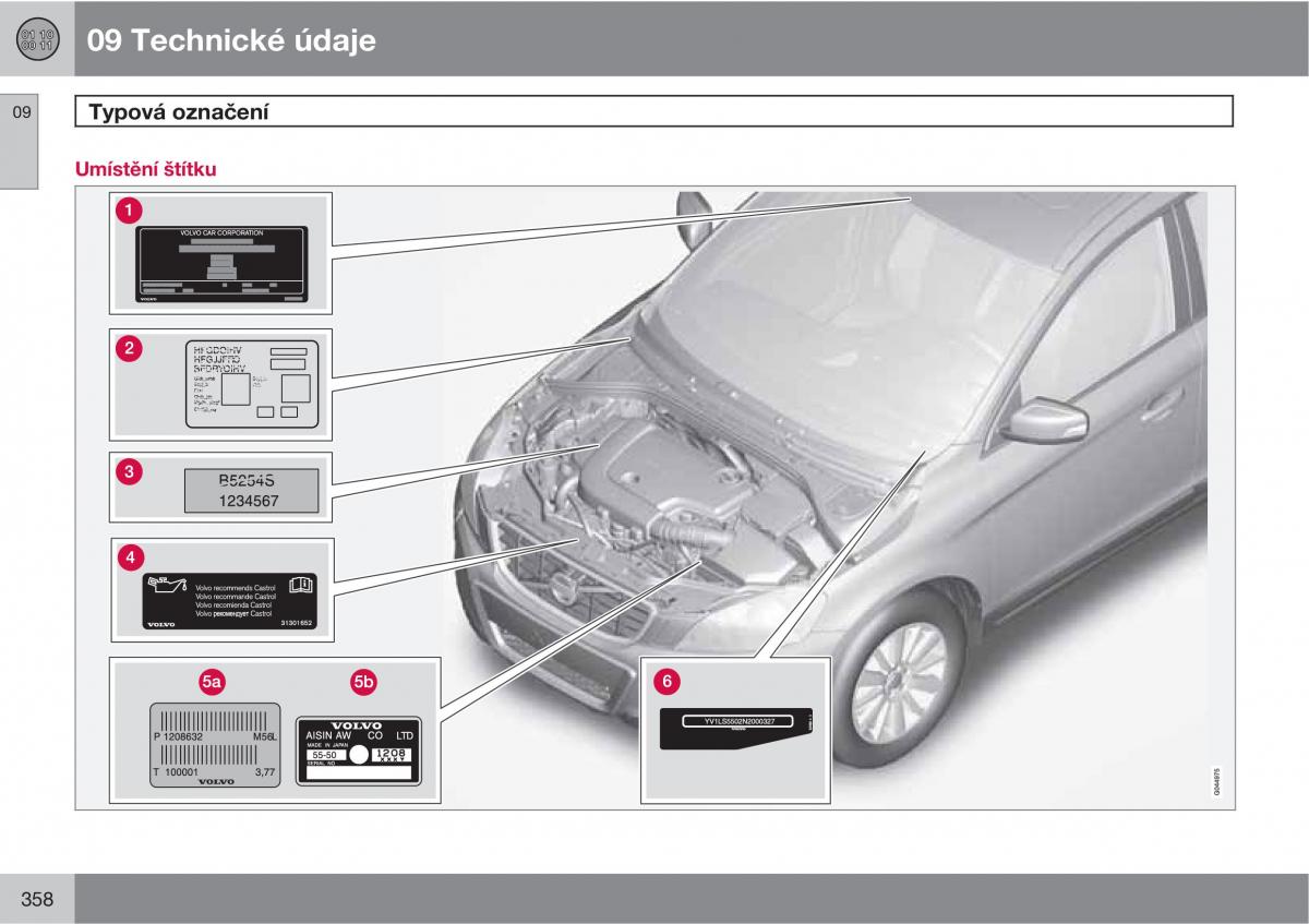 Volvo XC60 I 1 navod k obsludze / page 360