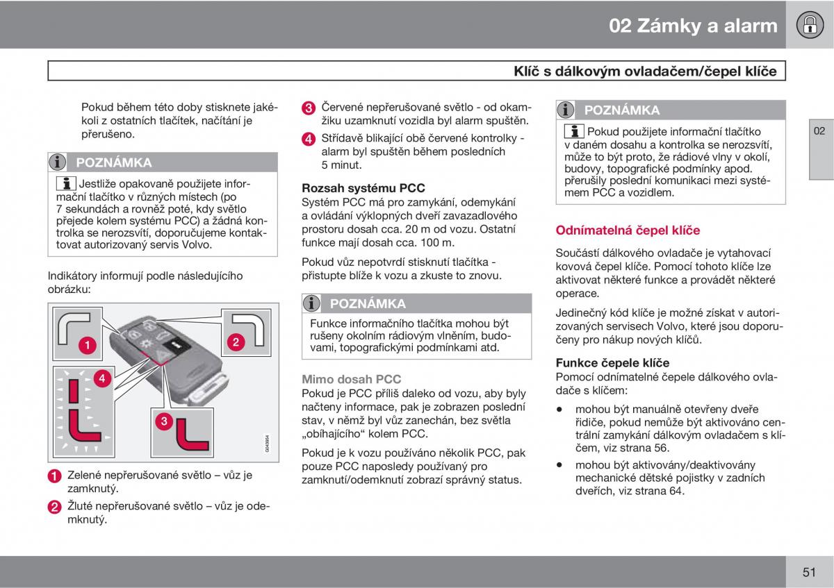 Volvo XC60 I 1 navod k obsludze / page 53