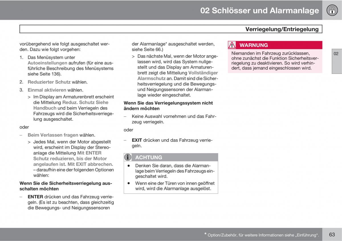 manual  Volvo XC60 I 1 Handbuch / page 63