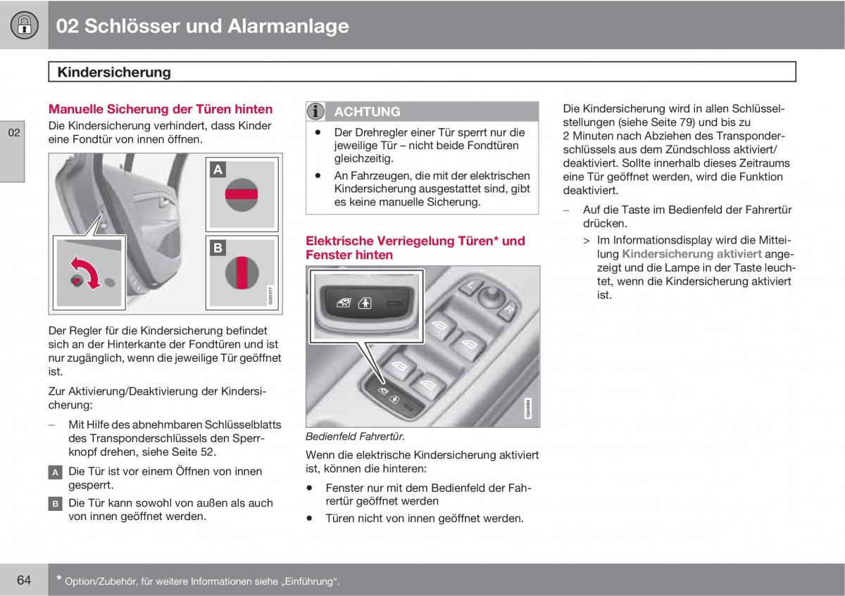 manual  Volvo XC60 I 1 Handbuch / page 64