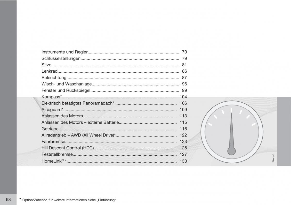 manual  Volvo XC60 I 1 Handbuch / page 68