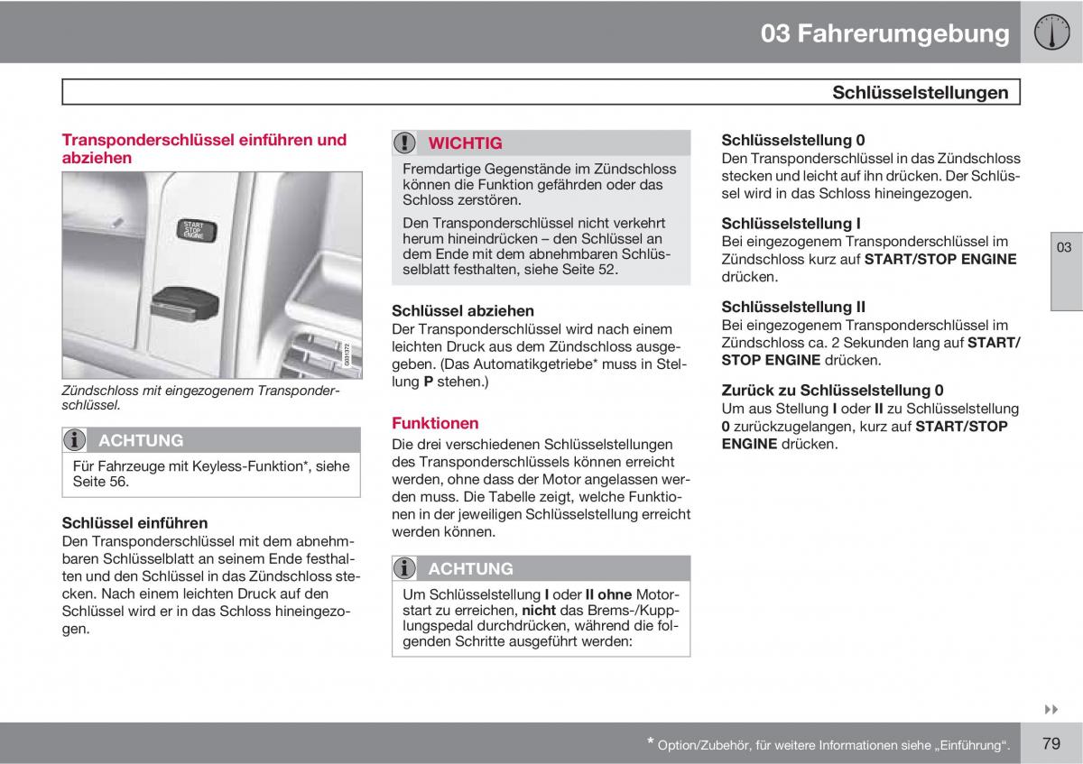 manual  Volvo XC60 I 1 Handbuch / page 79