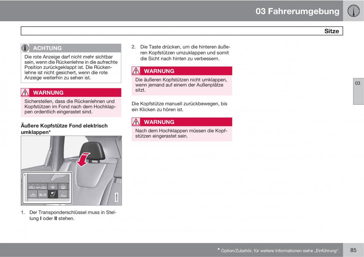 manual  Volvo XC60 I 1 Handbuch / page 85