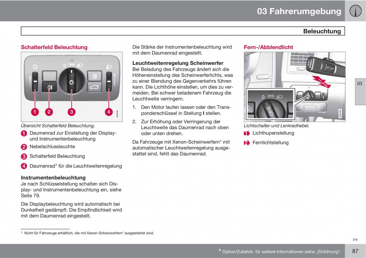 manual  Volvo XC60 I 1 Handbuch / page 87