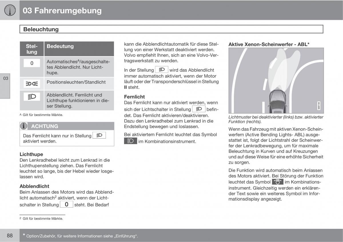 manual  Volvo XC60 I 1 Handbuch / page 88