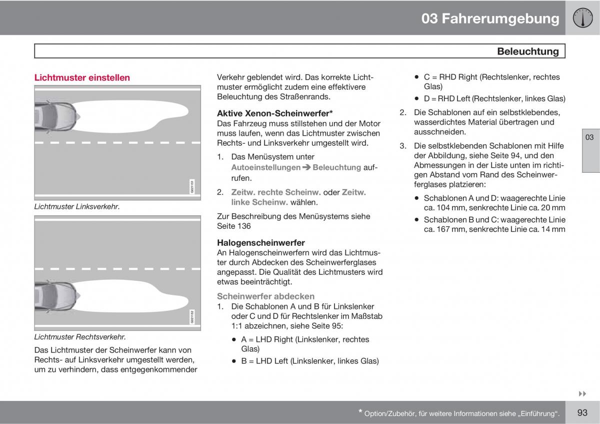 manual  Volvo XC60 I 1 Handbuch / page 93