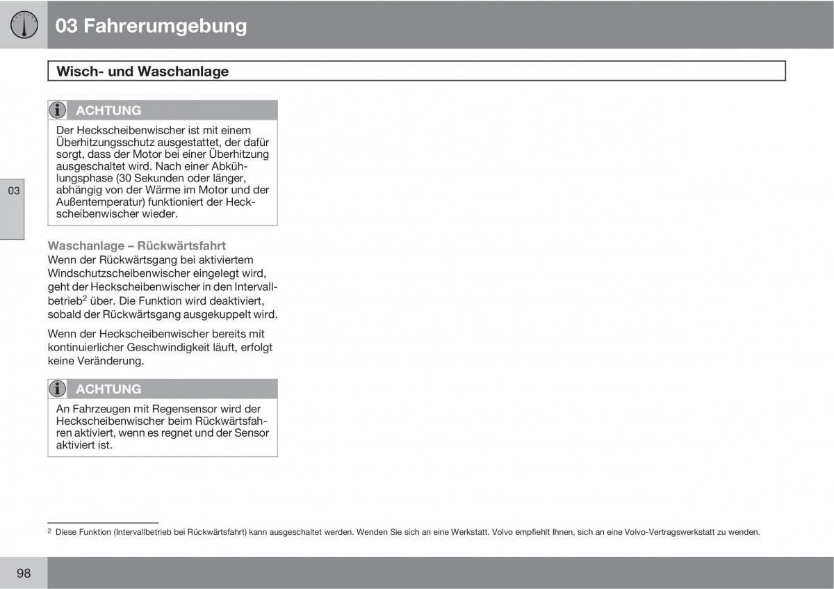 manual  Volvo XC60 I 1 Handbuch / page 98