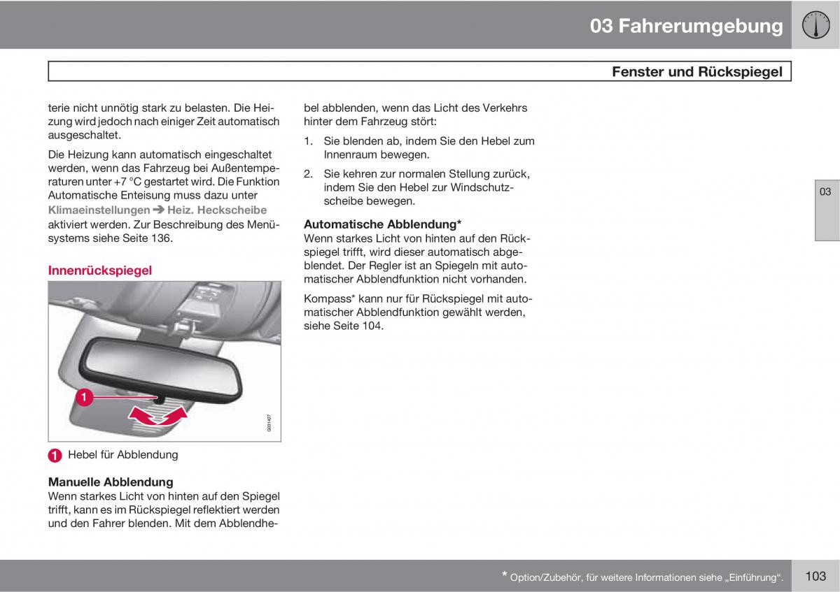 manual  Volvo XC60 I 1 Handbuch / page 103