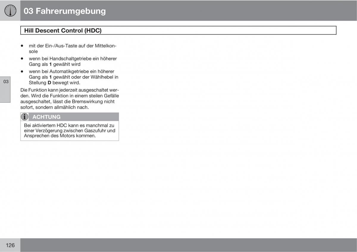 manual  Volvo XC60 I 1 Handbuch / page 126