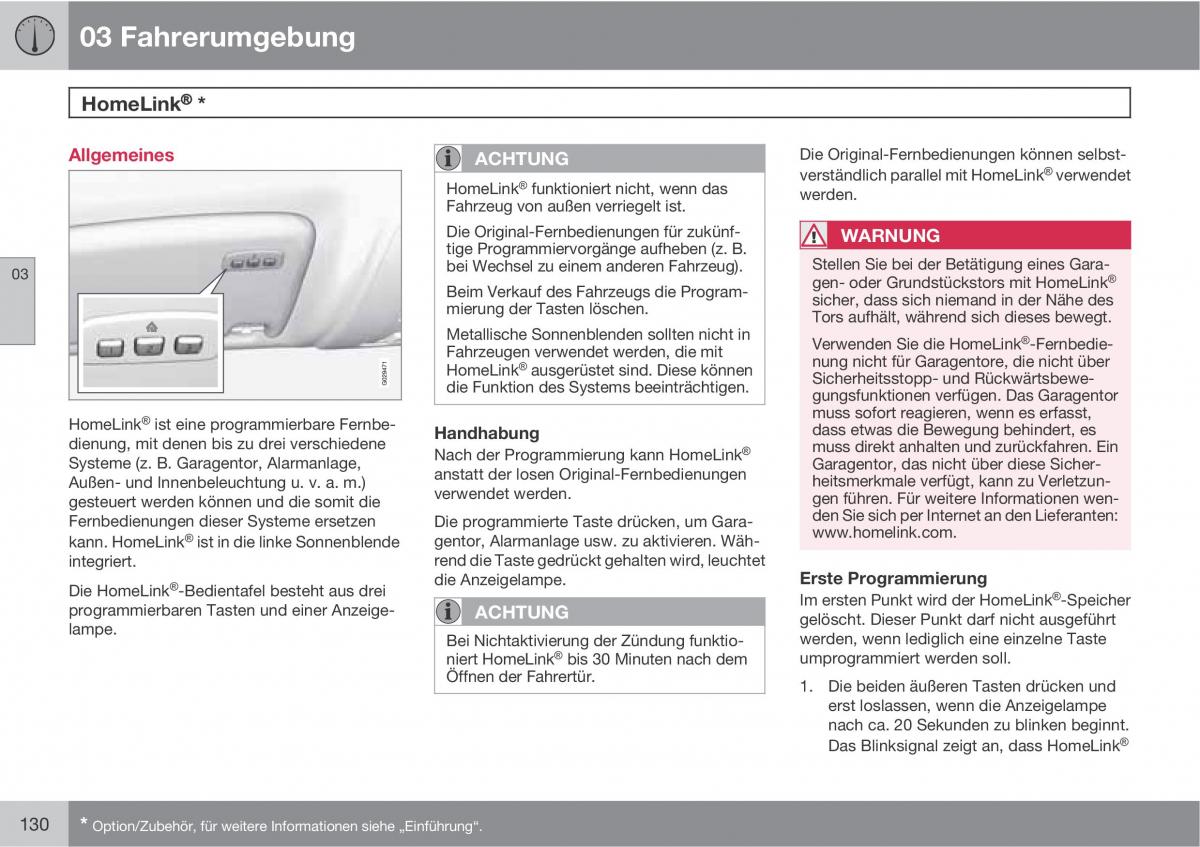 manual  Volvo XC60 I 1 Handbuch / page 130