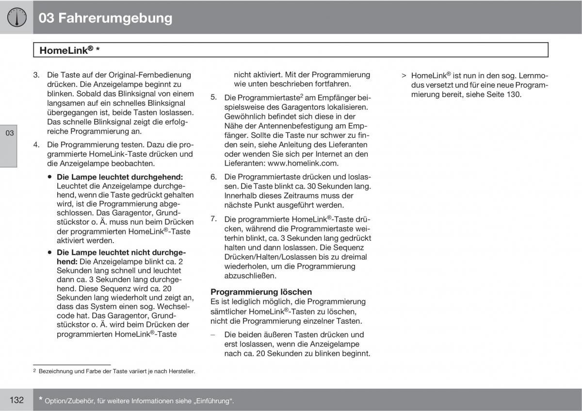 manual  Volvo XC60 I 1 Handbuch / page 132