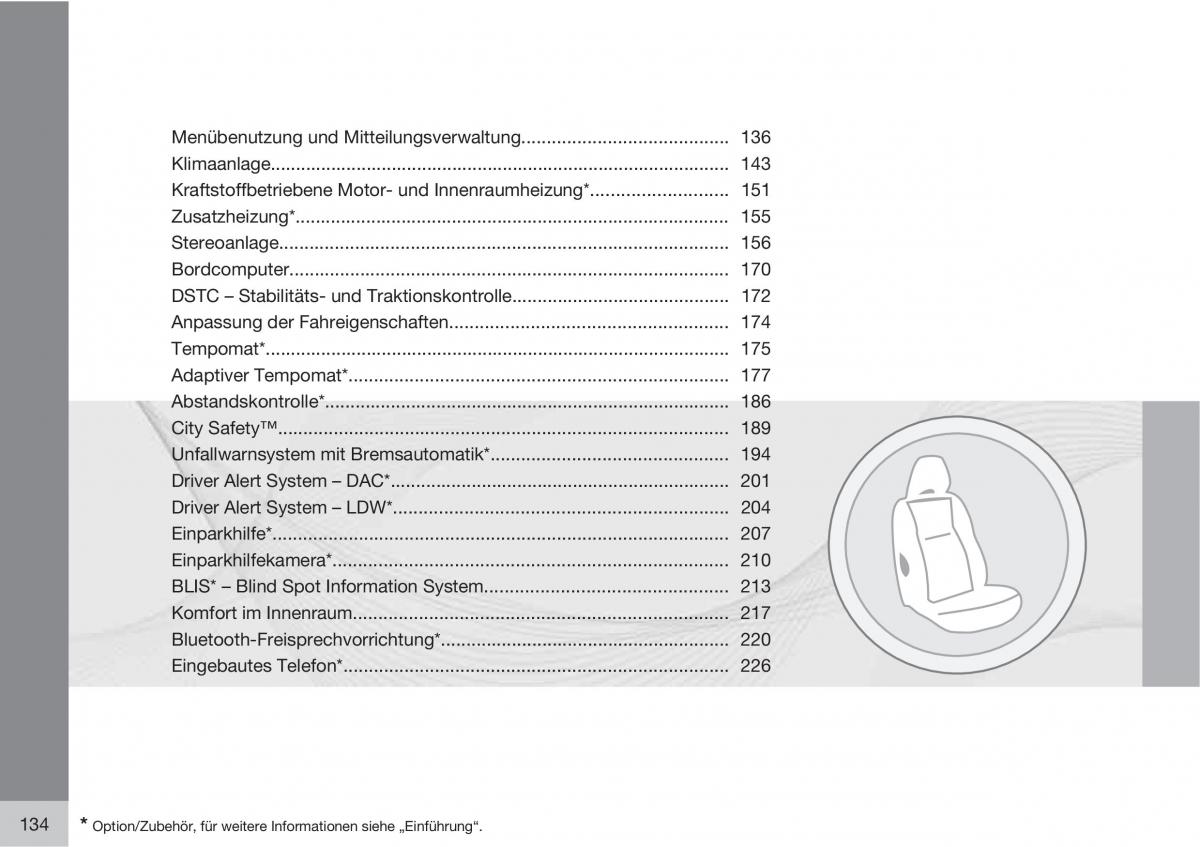 manual  Volvo XC60 I 1 Handbuch / page 134