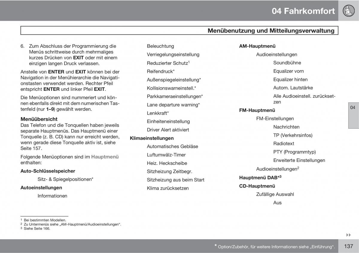 manual  Volvo XC60 I 1 Handbuch / page 137