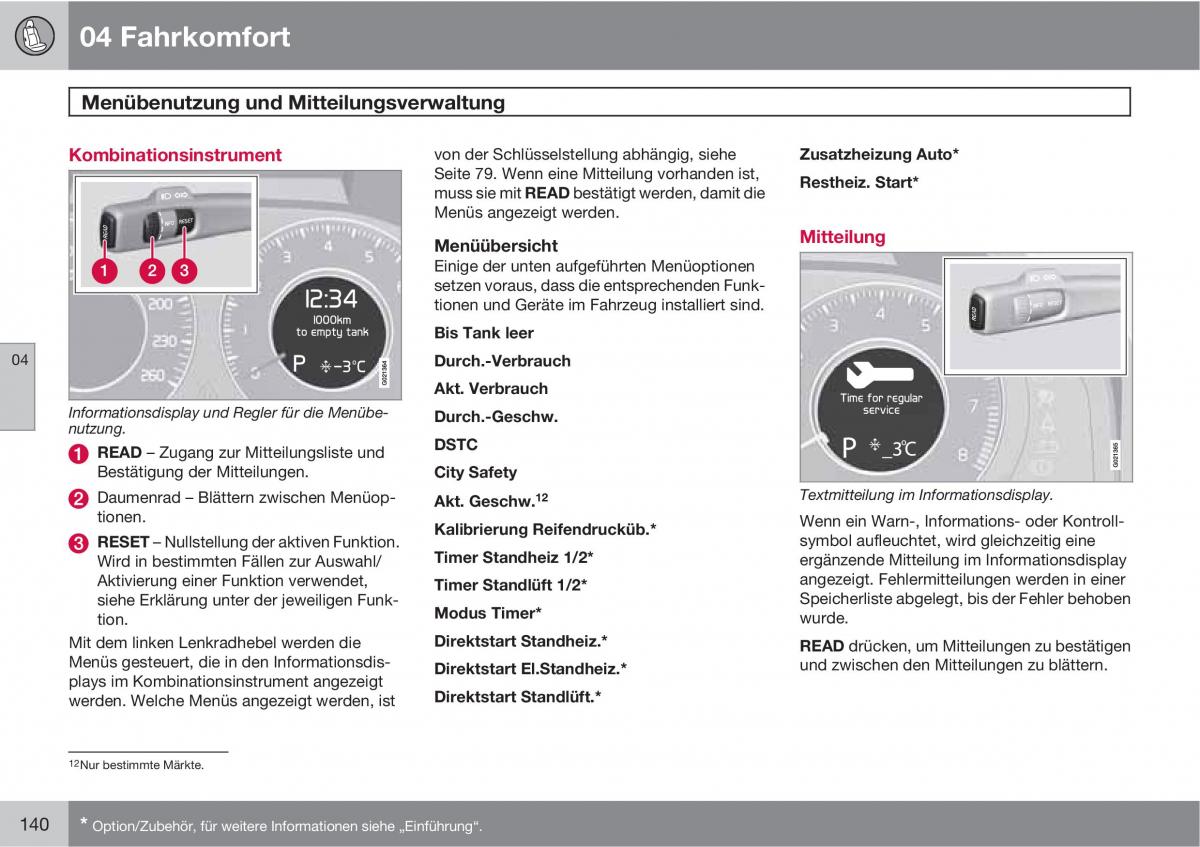 manual  Volvo XC60 I 1 Handbuch / page 140