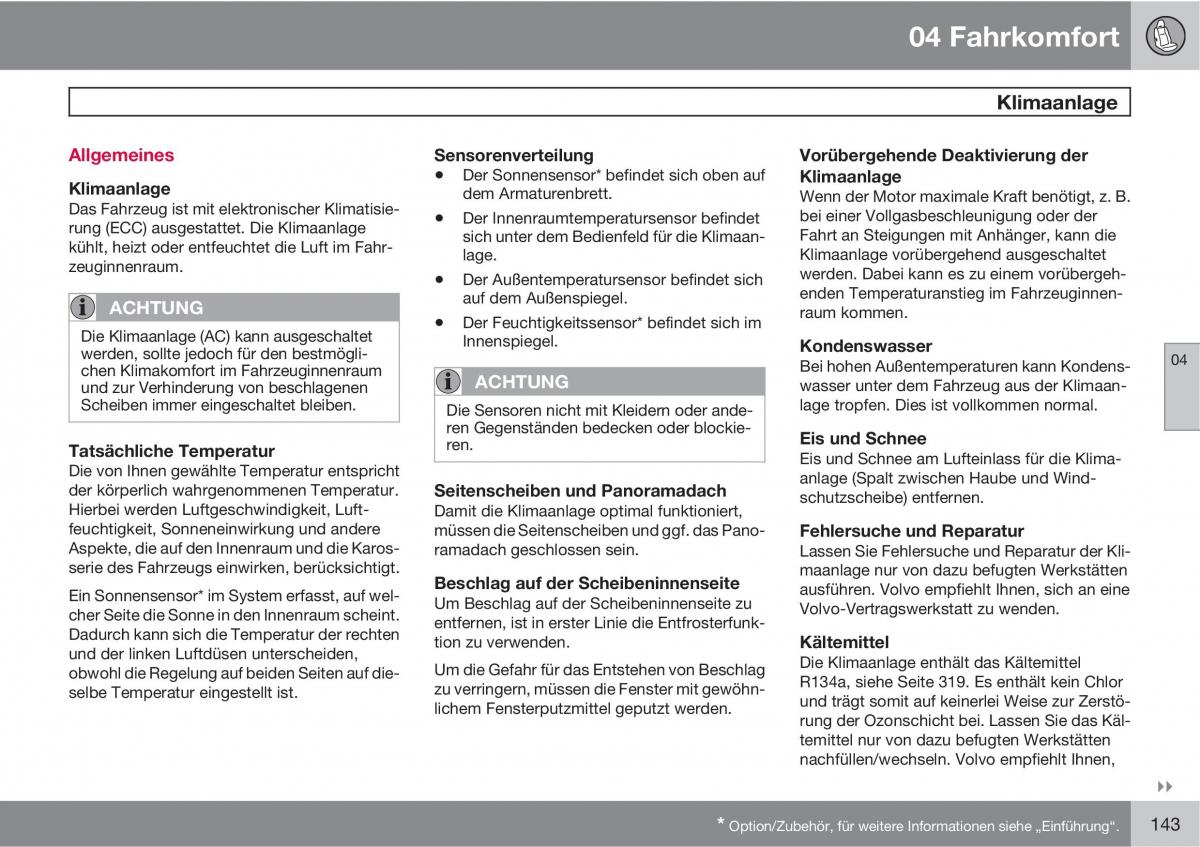 manual  Volvo XC60 I 1 Handbuch / page 143
