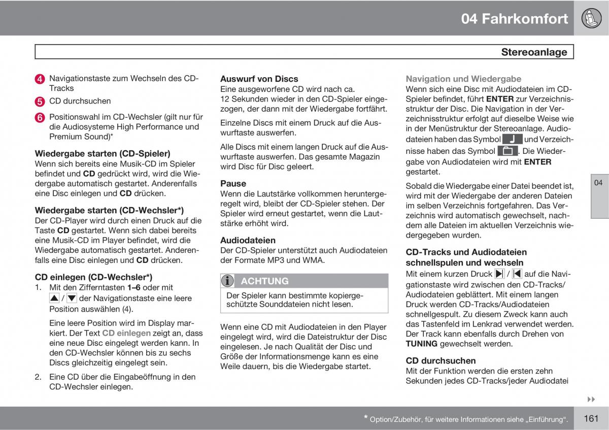 manual  Volvo XC60 I 1 Handbuch / page 161