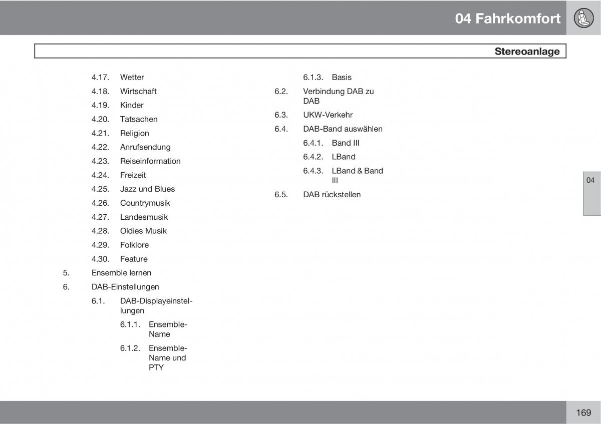 manual  Volvo XC60 I 1 Handbuch / page 169