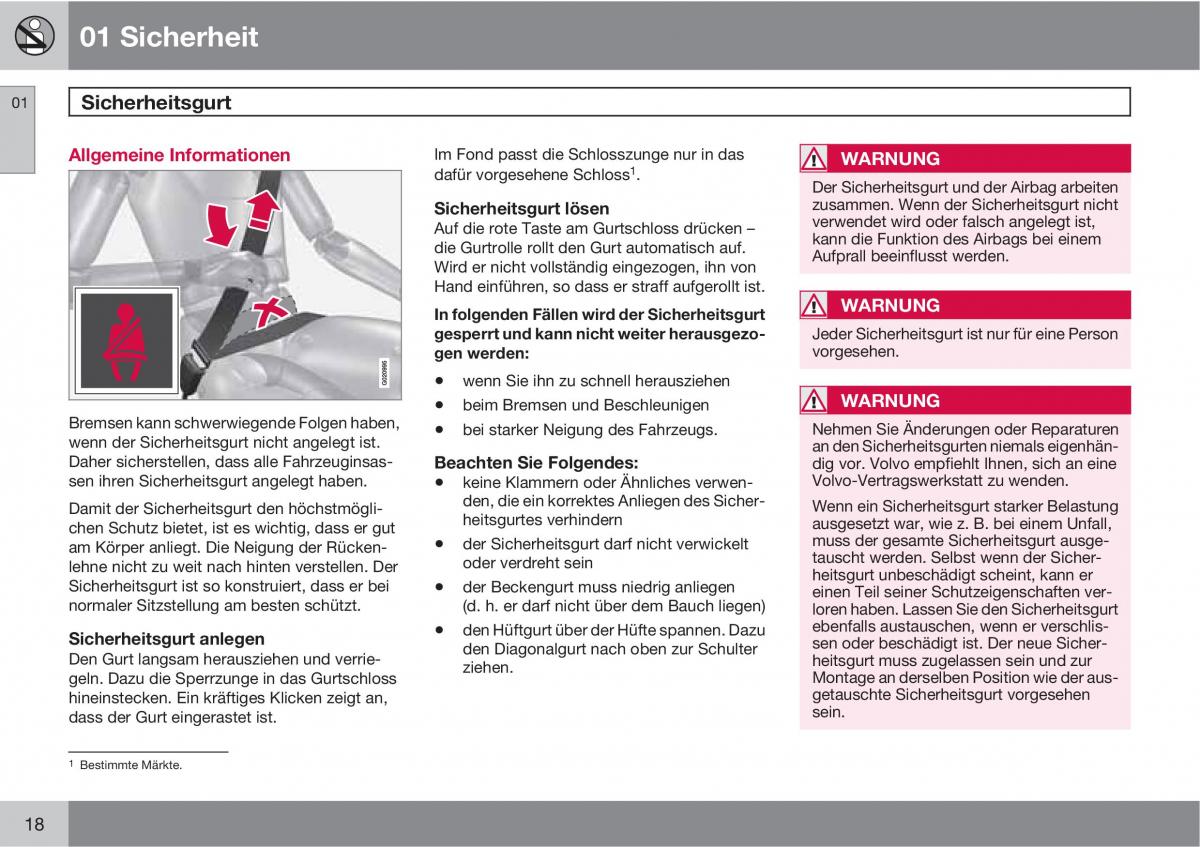 manual  Volvo XC60 I 1 Handbuch / page 18