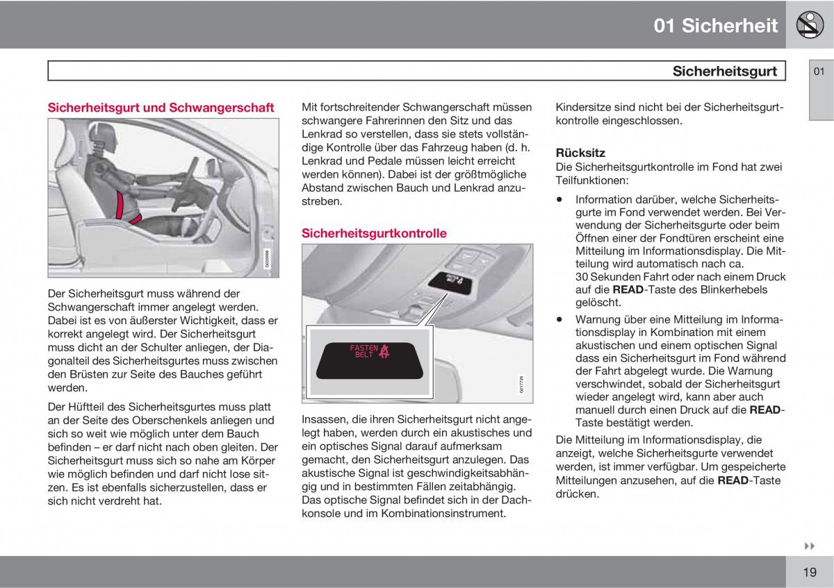 Volvo XC60 I 1 Handbuch / page 19