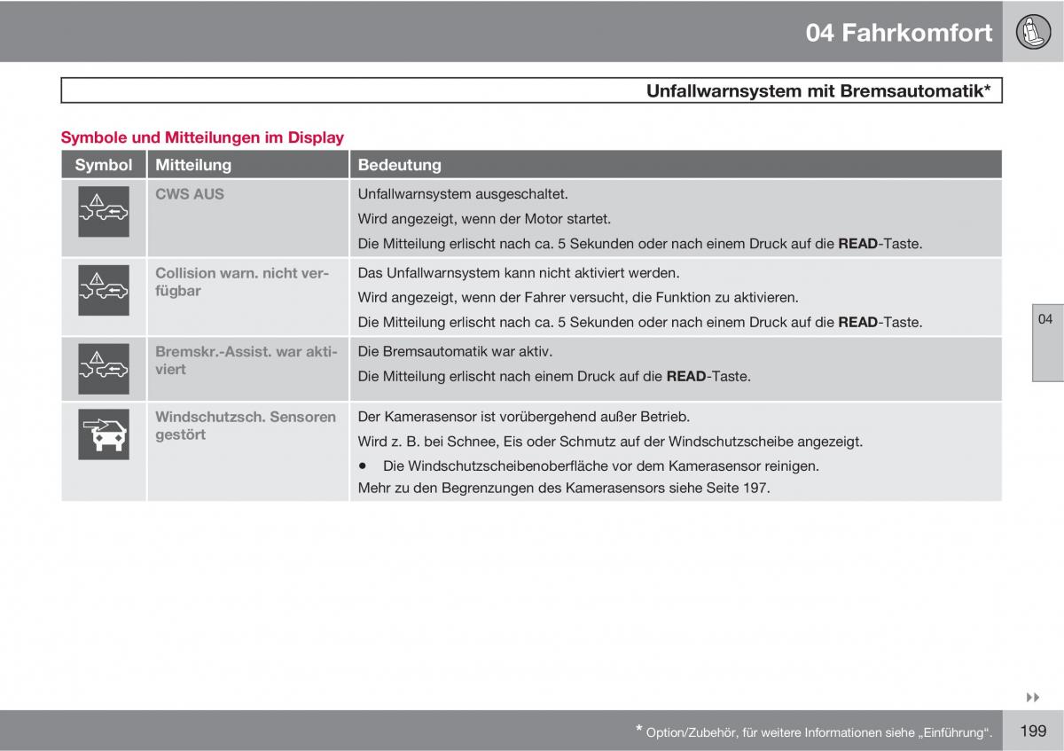 manual  Volvo XC60 I 1 Handbuch / page 199