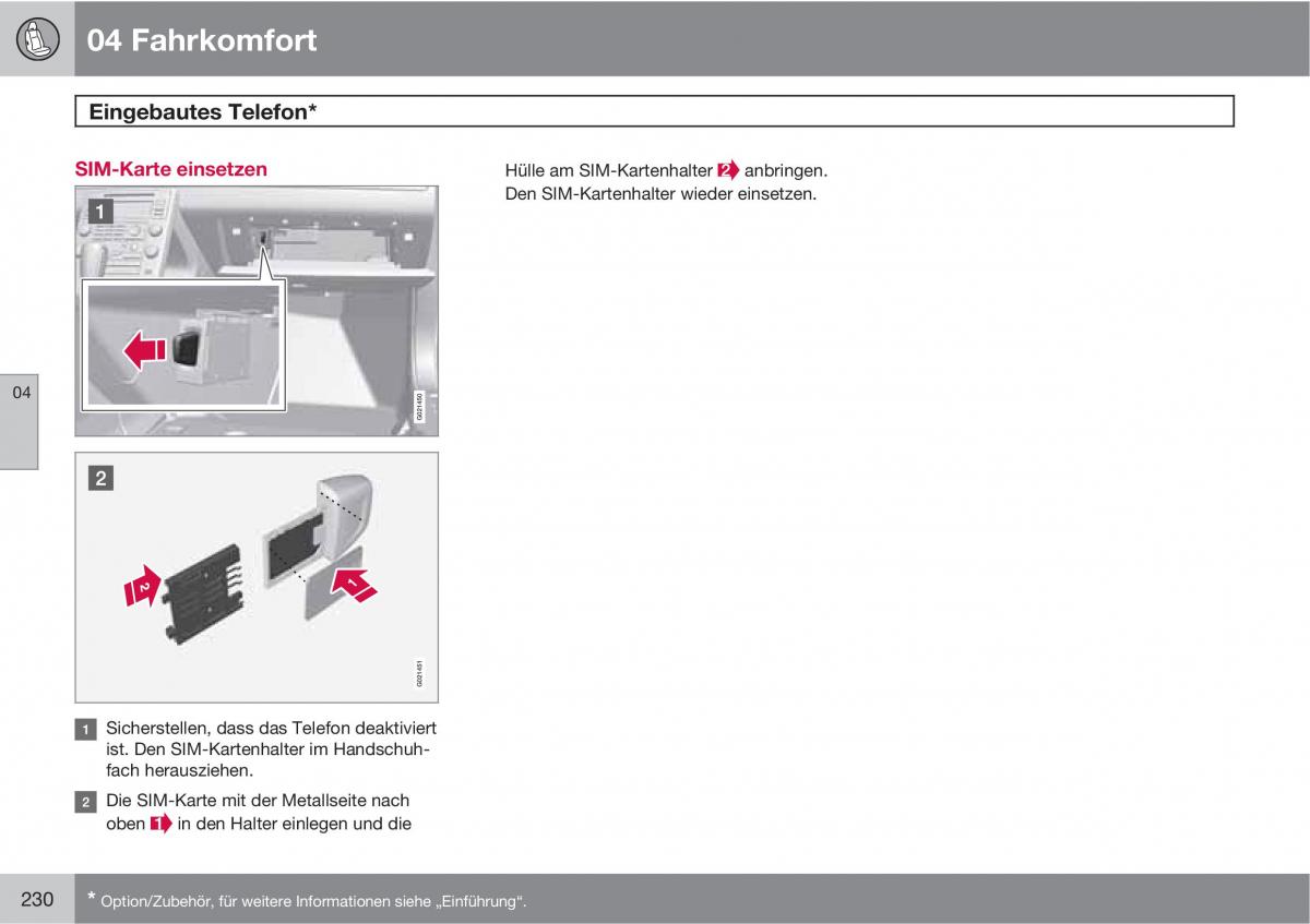 Volvo XC60 I 1 Handbuch / page 230