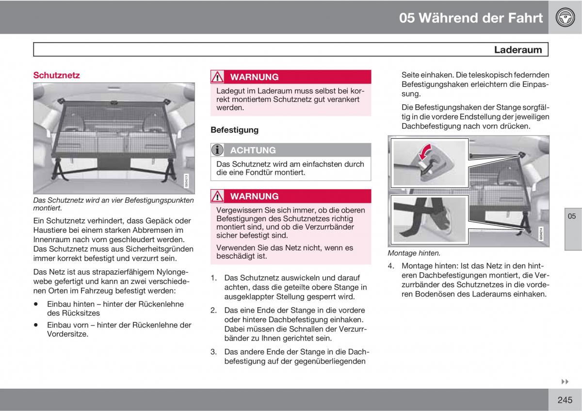 manual  Volvo XC60 I 1 Handbuch / page 245