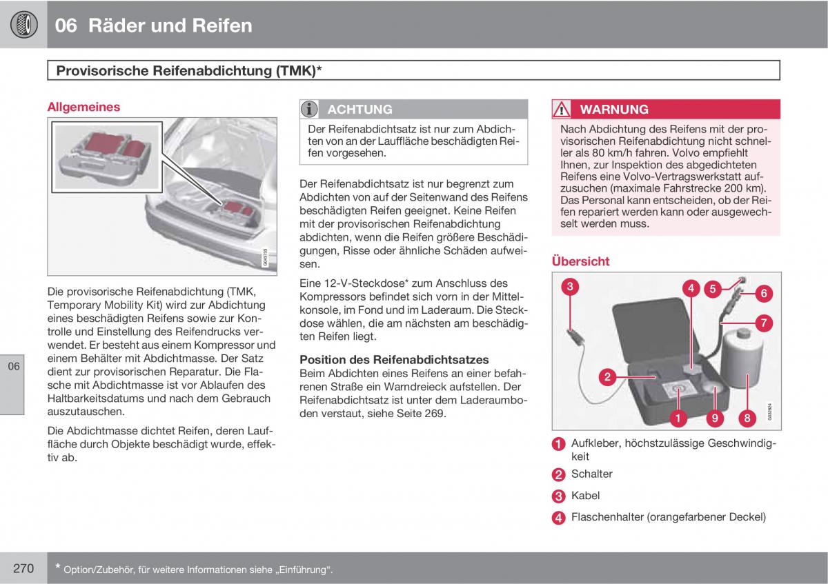 manual  Volvo XC60 I 1 Handbuch / page 270