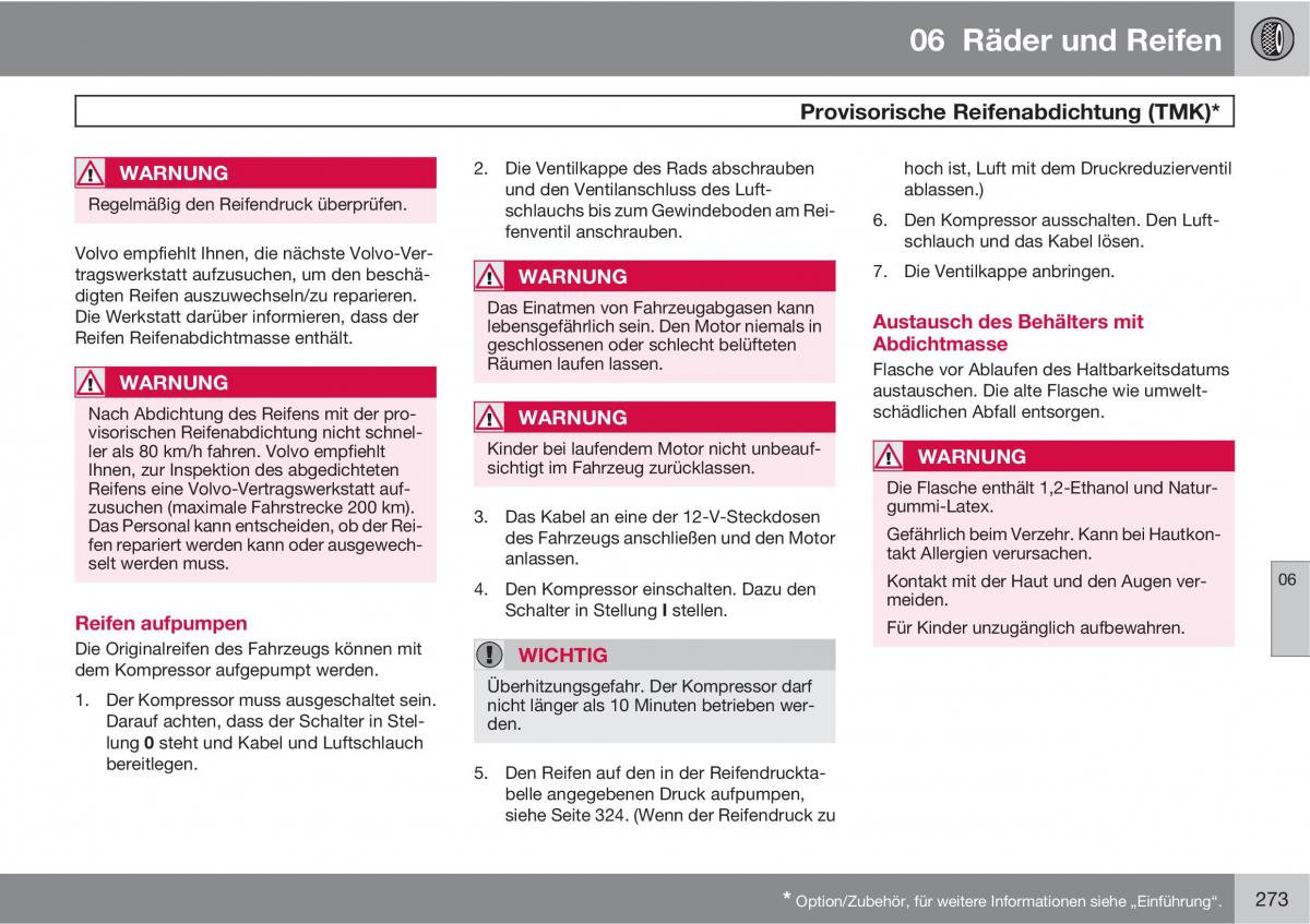 manual  Volvo XC60 I 1 Handbuch / page 273