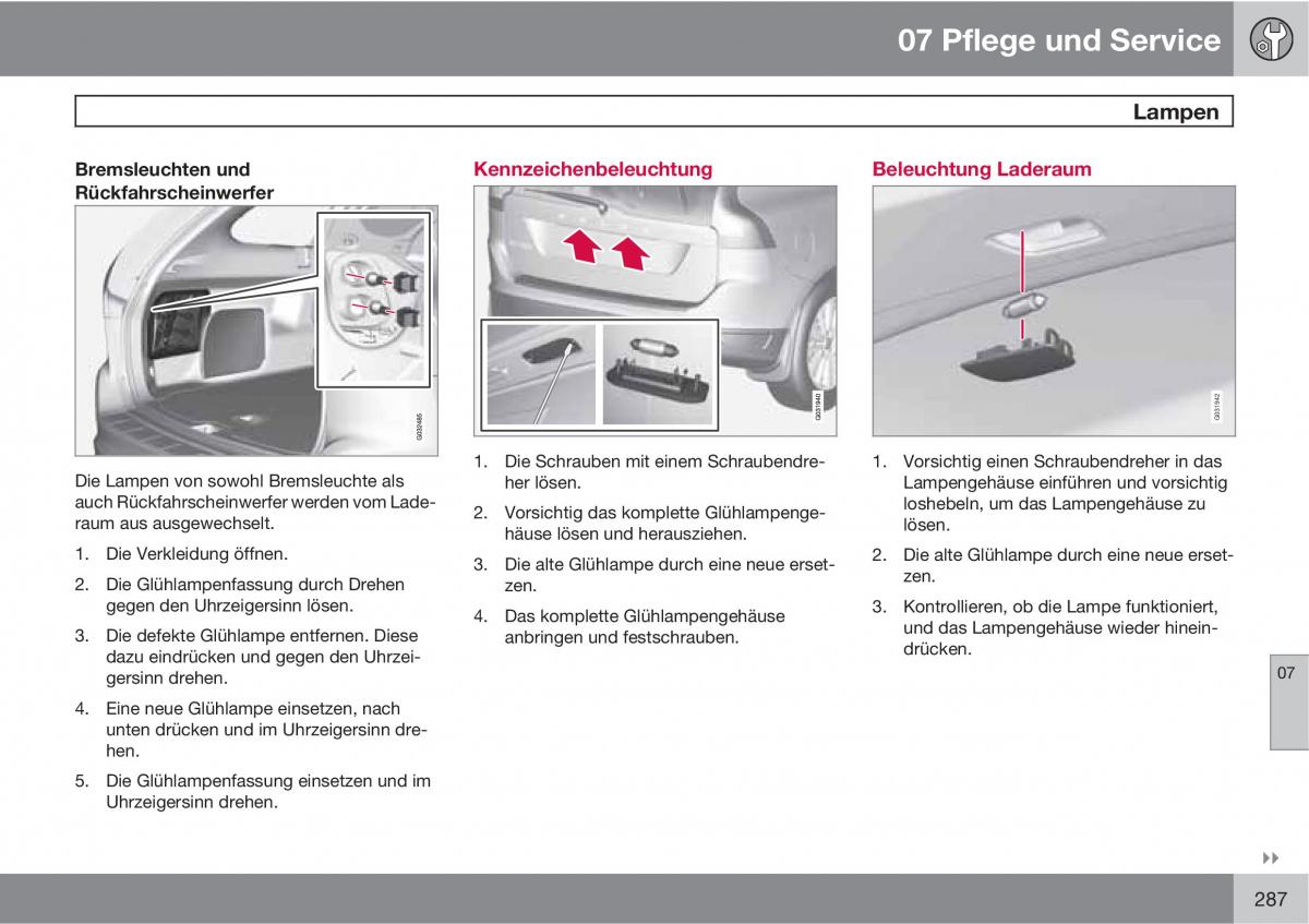 manual  Volvo XC60 I 1 Handbuch / page 287