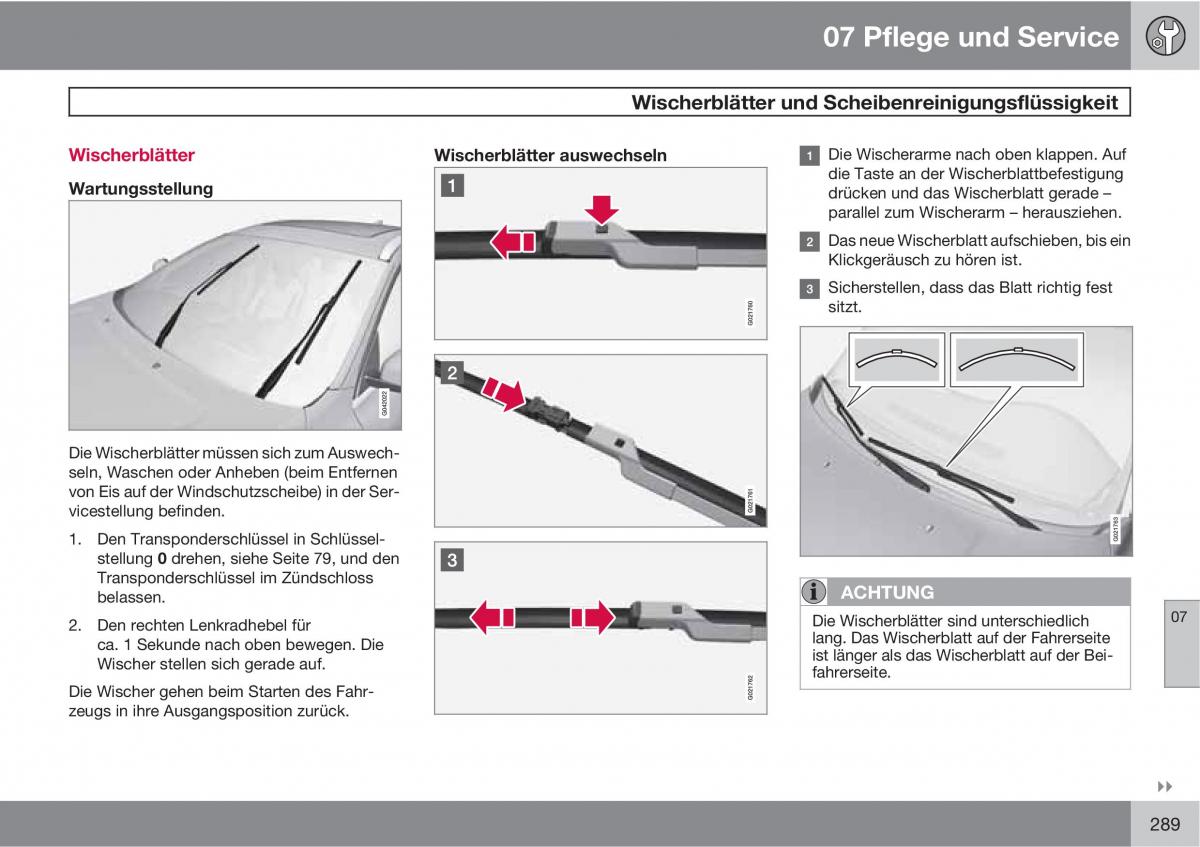 manual  Volvo XC60 I 1 Handbuch / page 289