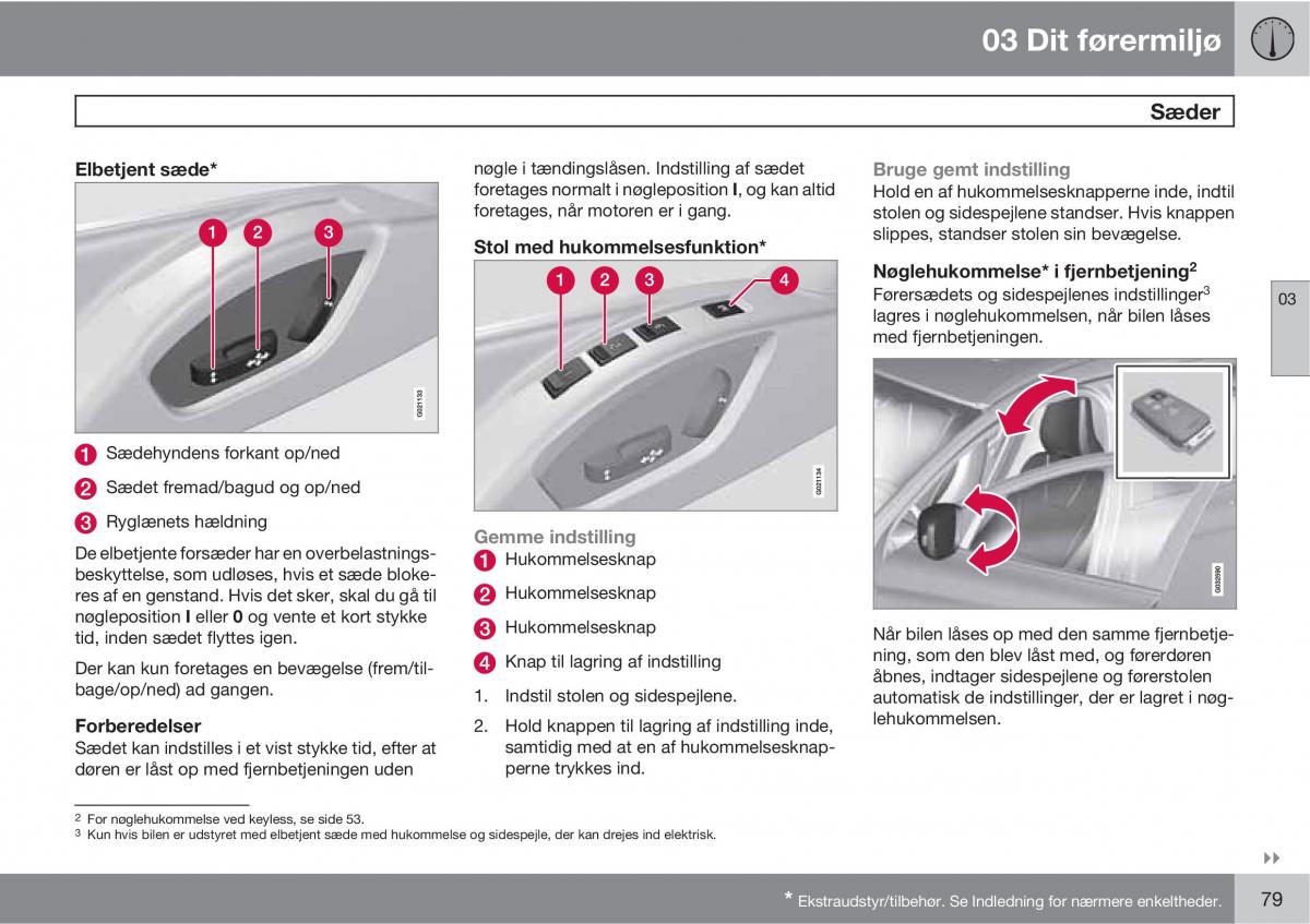 Volvo XC60 I 1 Bilens instruktionsbog / page 81