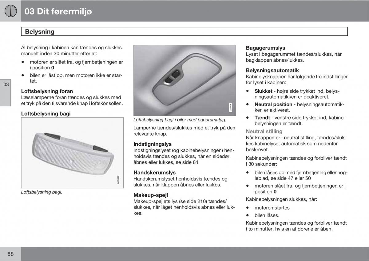 Volvo XC60 I 1 Bilens instruktionsbog / page 90