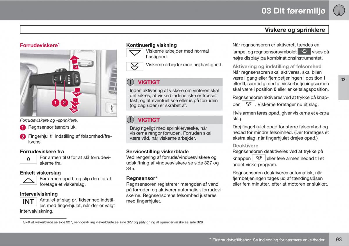 Volvo XC60 I 1 Bilens instruktionsbog / page 95