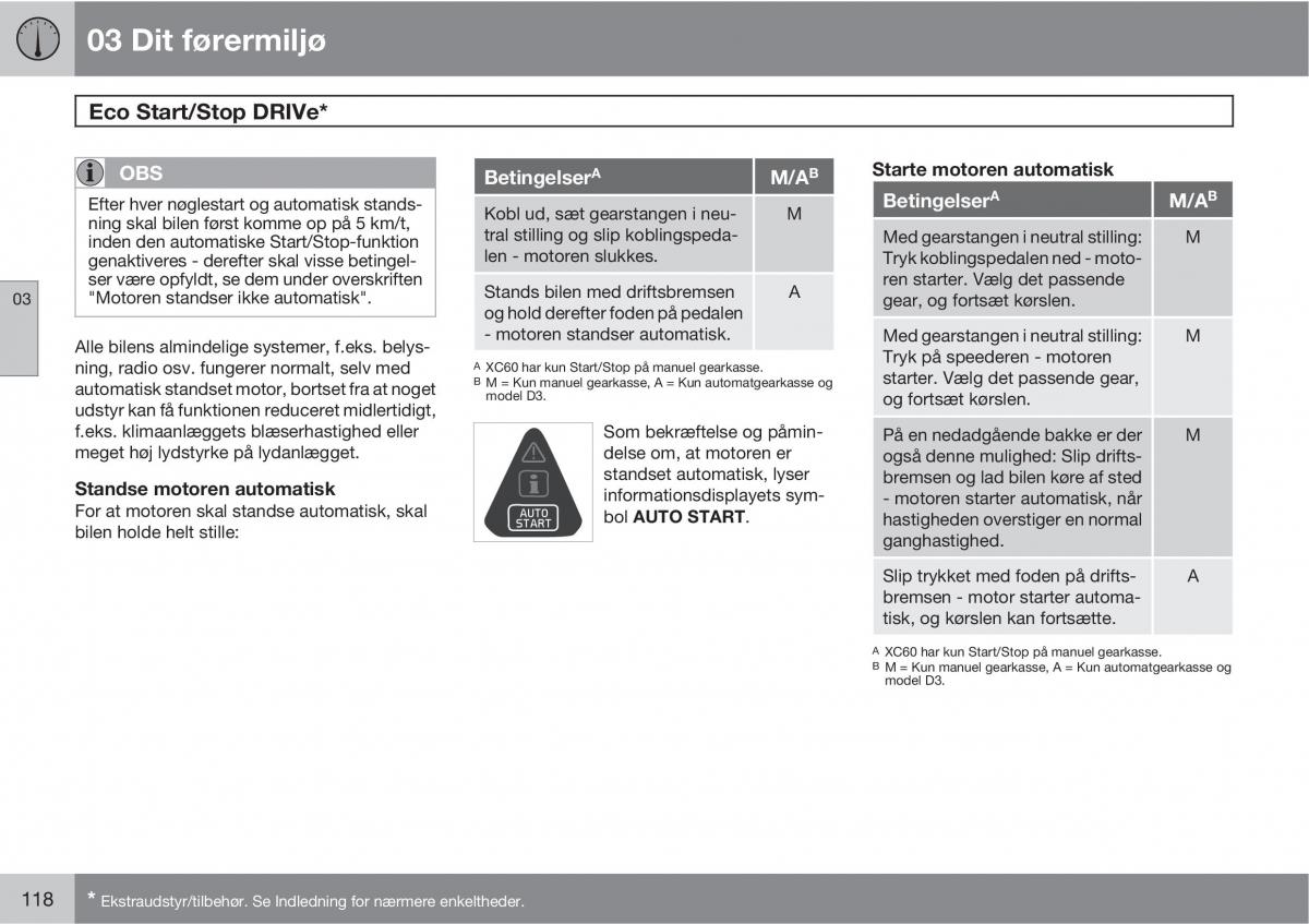 Volvo XC60 I 1 Bilens instruktionsbog / page 120